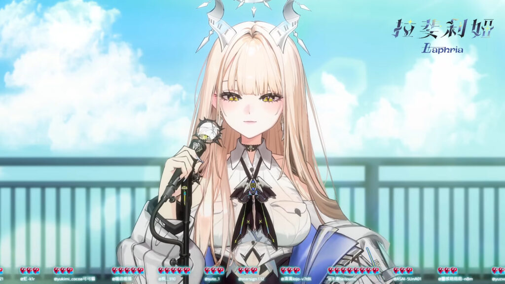 拉斐利婭Laphria初登場，用學姐身分把地球人全都收進觀測範圍