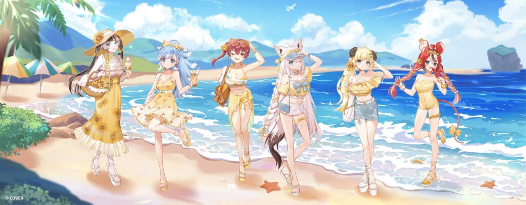 hololive「盛夏｜墾丁旅行日記」快閃店8月台中登場