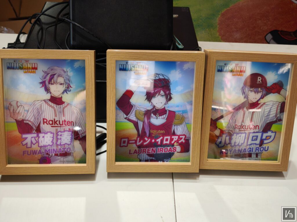 樂天桃猿 NIJISANJI 主題日 商店相框02。現場拍攝。