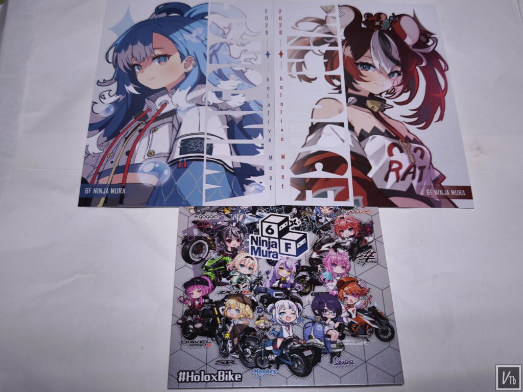 WirForce 2026 hololive Meet 戰利品繪師明信片。現場拍攝。