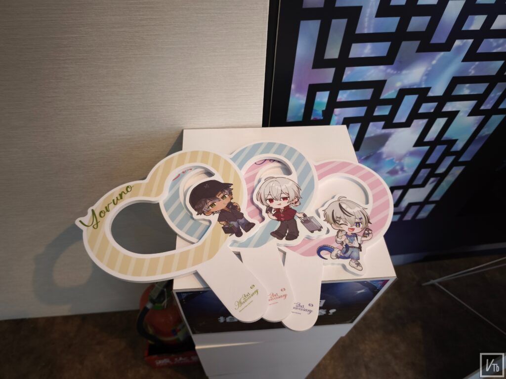 月蝕屋二週年 子午計畫 animate 佈置打卡棒。現場拍攝。