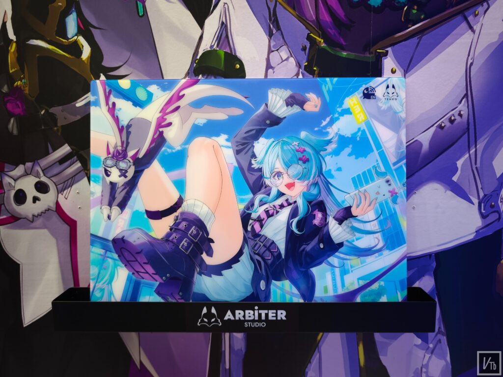 Arbiter Studio × NIJISANJI EN Elira Pendora 玻璃滑鼠墊