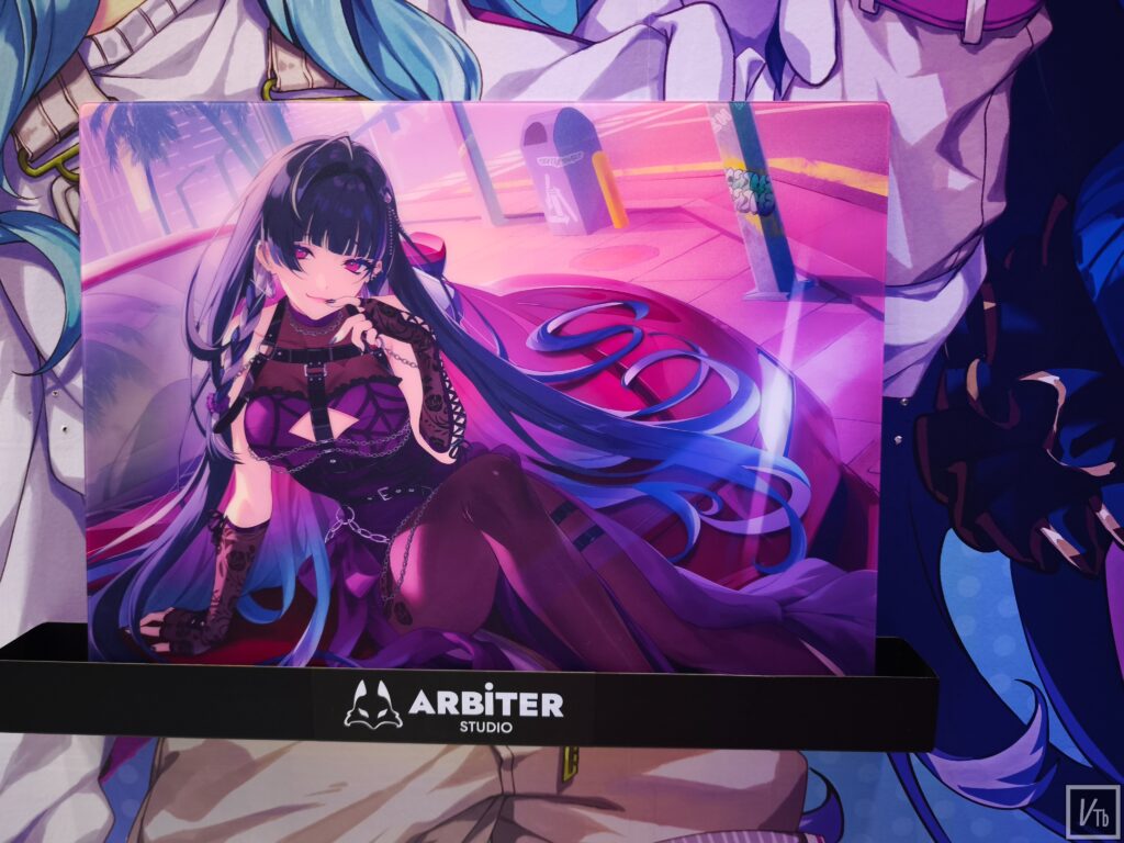 Arbiter Studio × NIJISANJI EN Meloco Kyoran 玻璃滑鼠墊