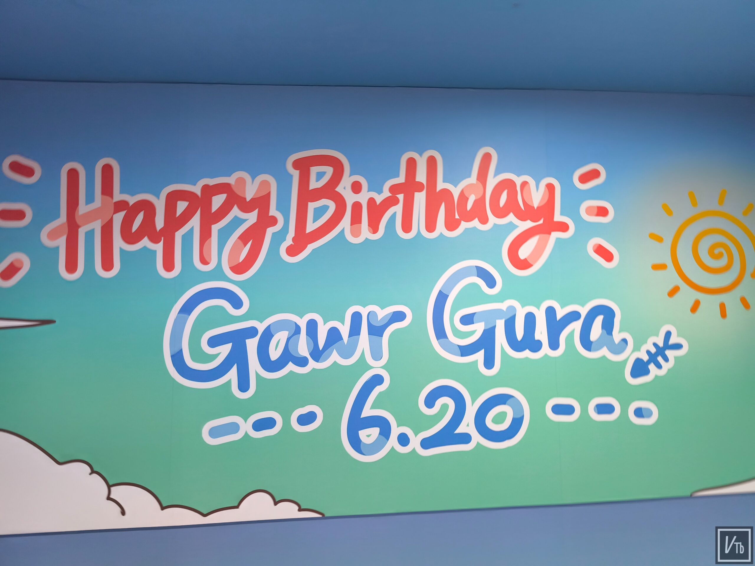 Gawr Gura 2026生日應援廣告台北地下街登場 現場照片 6