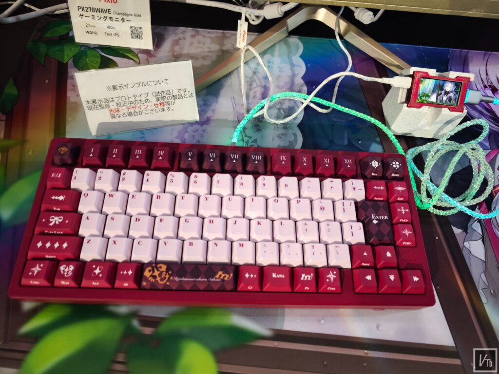 壹百滿天原莎樂美聯名鍵盤實機
