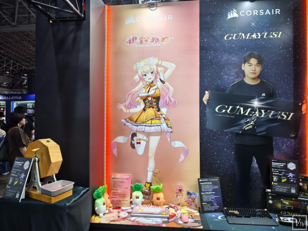 桃鈴ねね×CORSAIR、La+×Red Bull聯名展示