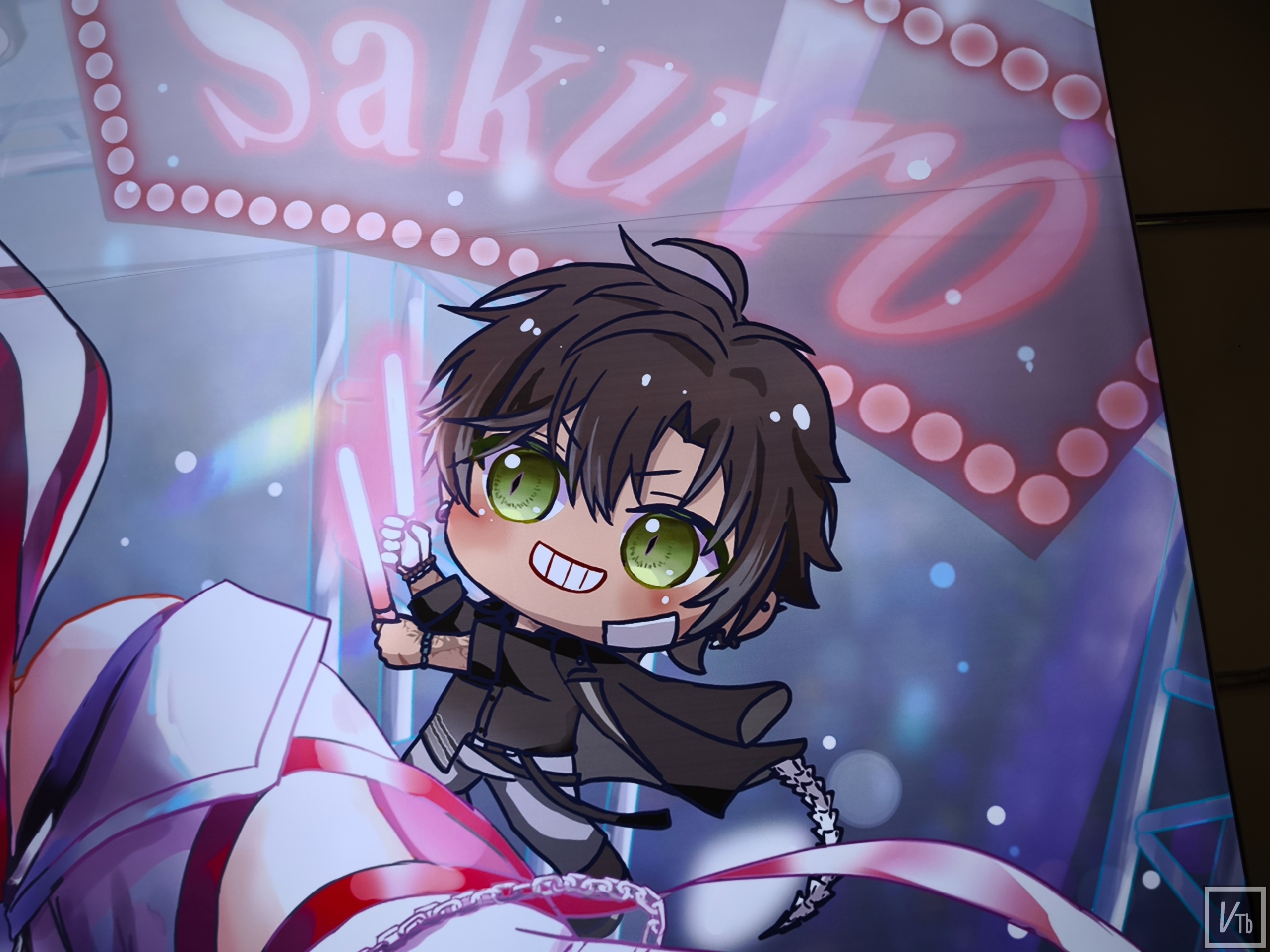 朔Sakuro 2026生日應援於台北轉運站展出 現場照片 3